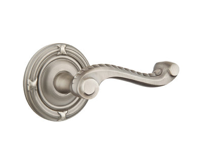 Emtek Rope Lever Pewter-Ribbon and Reed Rosette