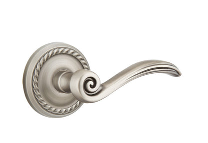 Emtek Elan Lever Pewter-Rope Rosette
