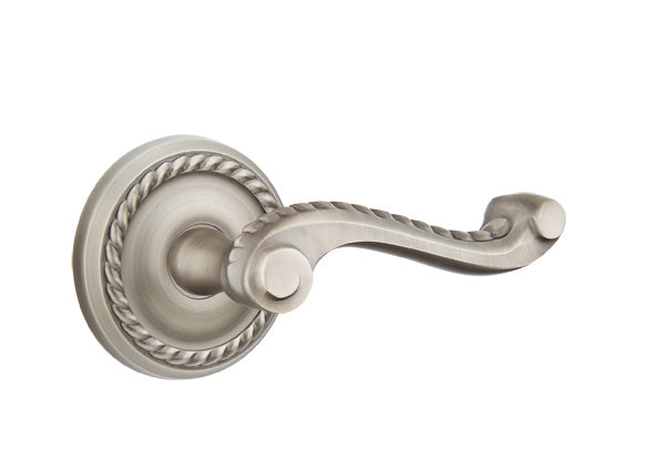 Emtek Rope Lever Pewter-Rope Rosette