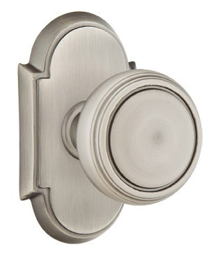 Emtek Norwich Knob With #8 Rosette - Pewter