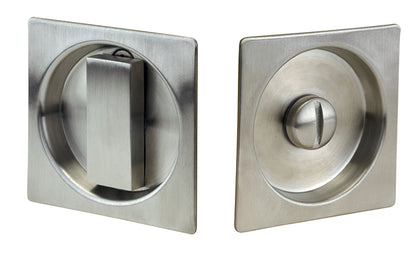 Linnea Standard Bore Modern Style Pocket Door Lock