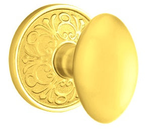 Emtek Egg Knob - Lancaster Rosette