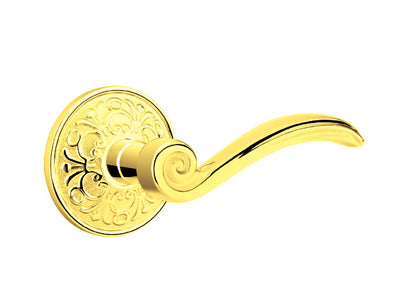 Emtek Elan Lever with Lancaster Rosette