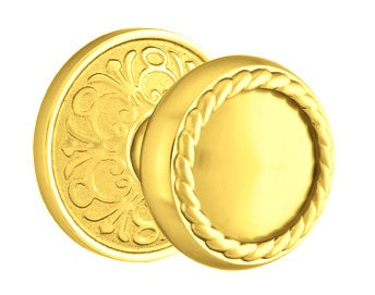Emtek Rope Knob - Lancaster Rosette