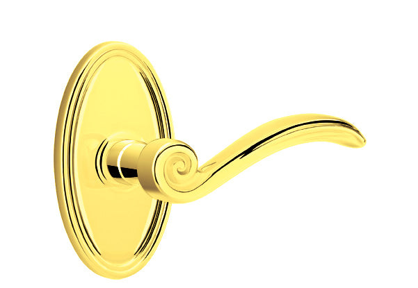 Emtek Elan Interior Mortise Lever with Oval Rosette