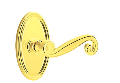 Emtek Rustic Lever with Oval Rosette