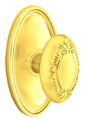 Emtek Victoria Knob - Oval Rosette