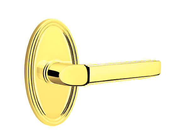 Emtek Milano Lever with Oval Rosette