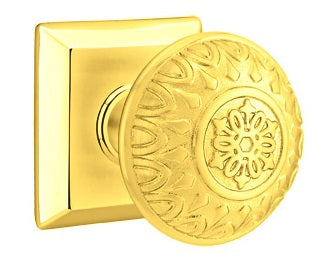 Emtek Lancaster Knob - Quincy Rosette