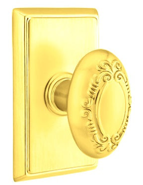 Emtek Victoria Knob - Rectangular Rosette