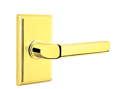 Emtek Milano Lever with Rectangular Rosette