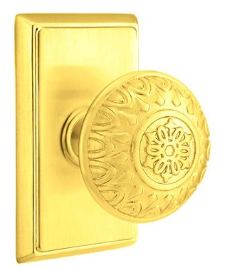 Emtek Lancaster Knob - Rectangular Rosette