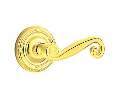 Emtek Rustic Lever with Ribbon & Reed Rosette