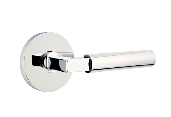 Emtek Brass Hercules Lever Polished Chrome-Disk Rosette