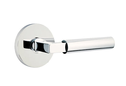 Emtek Brass Hercules Lever Polished Chrome-Disk Rosette