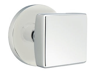 Emtek Square Knob - Disk Rosette