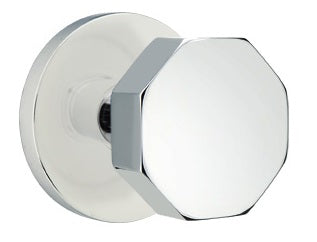 Emtek Octagon Knob - Disk Rosette