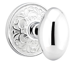 Emtek Egg Knob - Lancaster Rosette