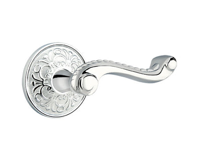 Emtek Rope Lever Polished Chrome-Lancaster Rosette