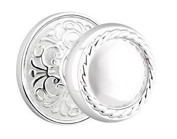 Emtek Rope Knob - Lancaster Rosette