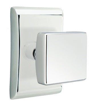 Emtek Square Knob - Neos Rosette