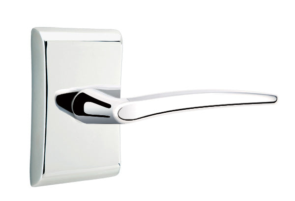 Emtek Poseidon Lever Polished Chrome-Neos Rosette