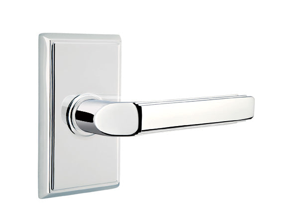 Emtek Milano Lever with Rectangular Rosette