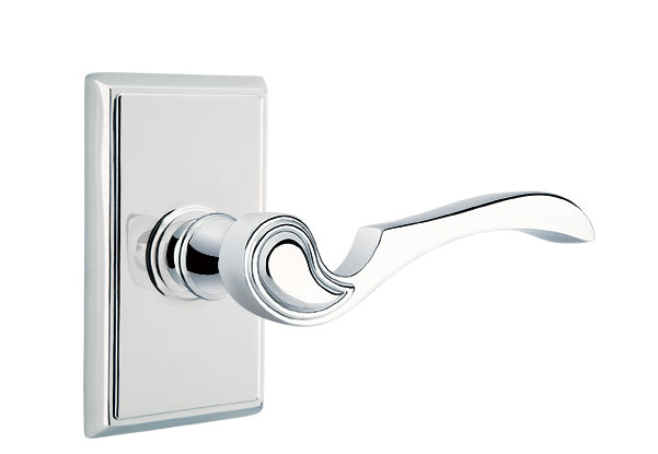 Emtek Coventry Lever Polished Chrome-Rectangular Rosette