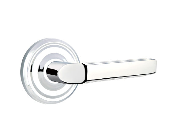 Emtek Milano Lever Polished Chrome-Regular Rosette