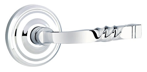 Emtek Santa Fe Lever Polished Chrome-Regular Rosette