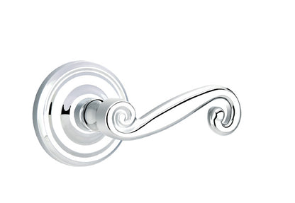 Emtek Rustic Lever Polished Chrome-Regular Rosette
