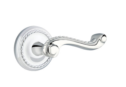 Emtek Rope Lever Polished Chrome-Rope Rosette