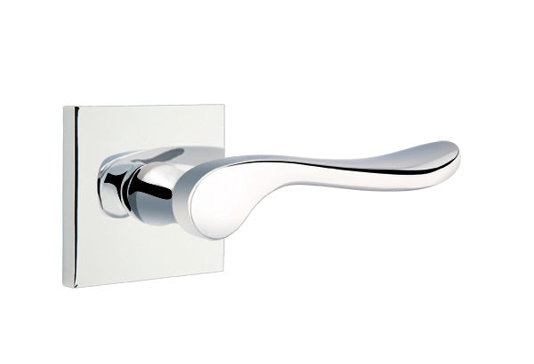 Emtek Luzern Lever Polished Chrome-Square Rosette