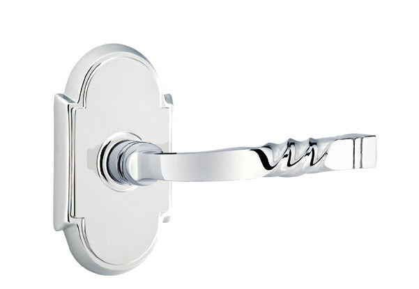 Emtek Santa Fe Lever Polished Chrome-Style 8 Rosette