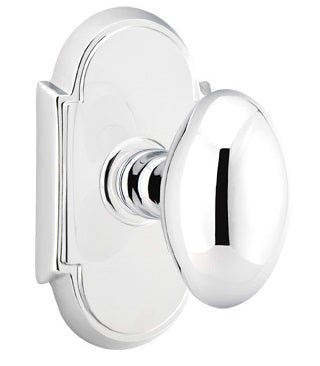 Emtek Egg Interior Mortise Knob with #8 Rosette