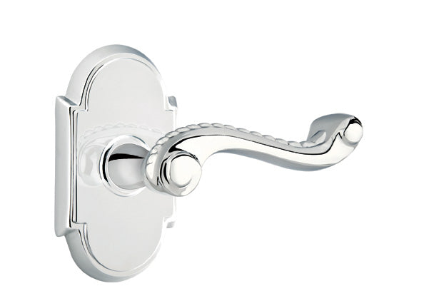 Emtek Rope Lever Polished Chrome-Style 8 Rosette