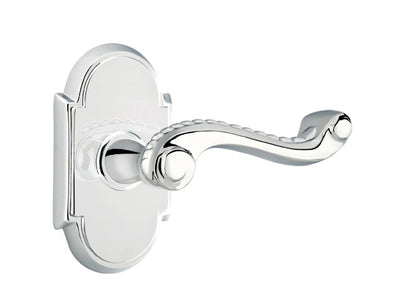 Emtek Rope Lever Polished Chrome-Style 8 Rosette