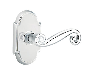 Emtek Rustic Lever Polished Chrome-Style 8 Rosette