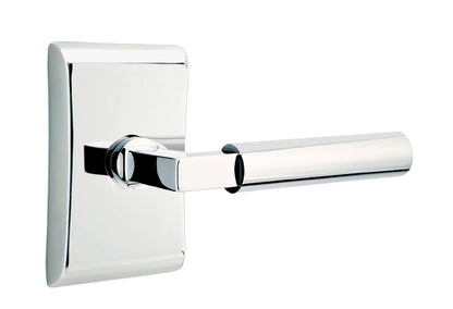 Emtek Brass Hercules Lever Polished Chrome-Neos Rosette 