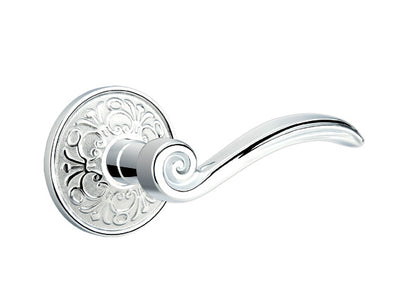 Emtek Elan Lever Polished Chrome-Lancaster Rosette