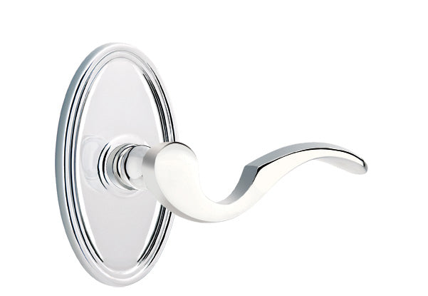 Emtek Cortina Lever Polished Chrome-Oval Rosette