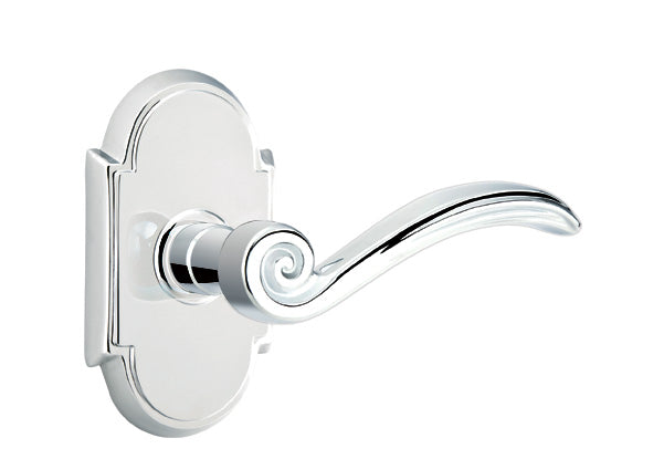Emtek Elan Interior Mortise Lever with #8 Rosette