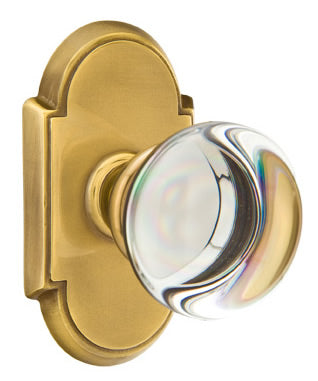 Emtek Providence Crystal Knob with Style #8 Rosette
