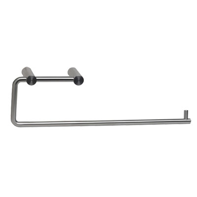 Linnea Double Post Paper Towel Holder In Satin Stainless Steel