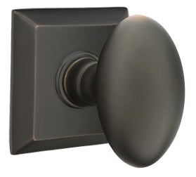 Emtek Egg Knob - Quincy Rosette