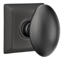 Emtek Egg Knob with Quincy Rosette
