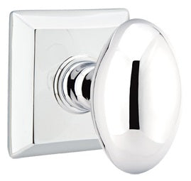 Emtek Egg Knob with Quincy Rosette
