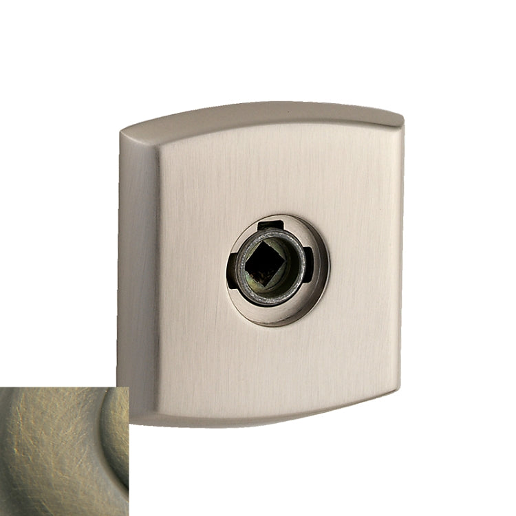 Baldwin Estate R026 - Satin Brass & Black