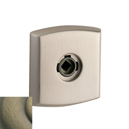 Baldwin Estate R026 - Satin Brass & Black