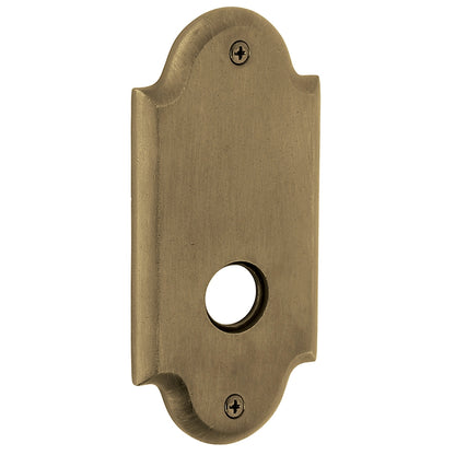 Baldwin Estate R031 - Satin Brass and Black